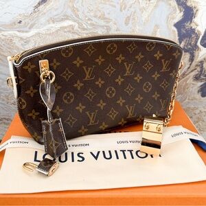Louis Vuitton Monogram Lockit Bracelet Fetish Clutch